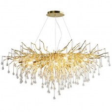 Φωτιστικό Κρεμαστό 13xG9 230V Χρυσαφί με Κρύσταλλα 955ANDREW13